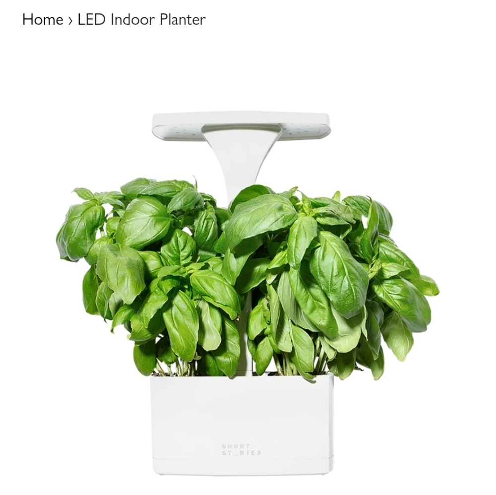 SHORT STORIES LED Indoor Planter (Grow Herbs) New In box